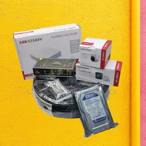 Hikvision 2 Cameras 1080p Full Hd CCTV Complete Kit With 20m Cable