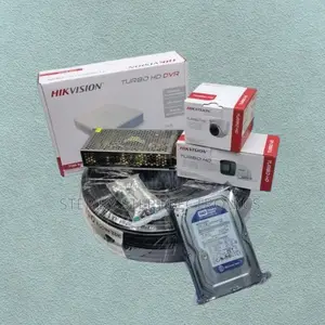 2 Hikvision Dome /Bullets 1080p Full Hd CCTV Cameras Complete Kit