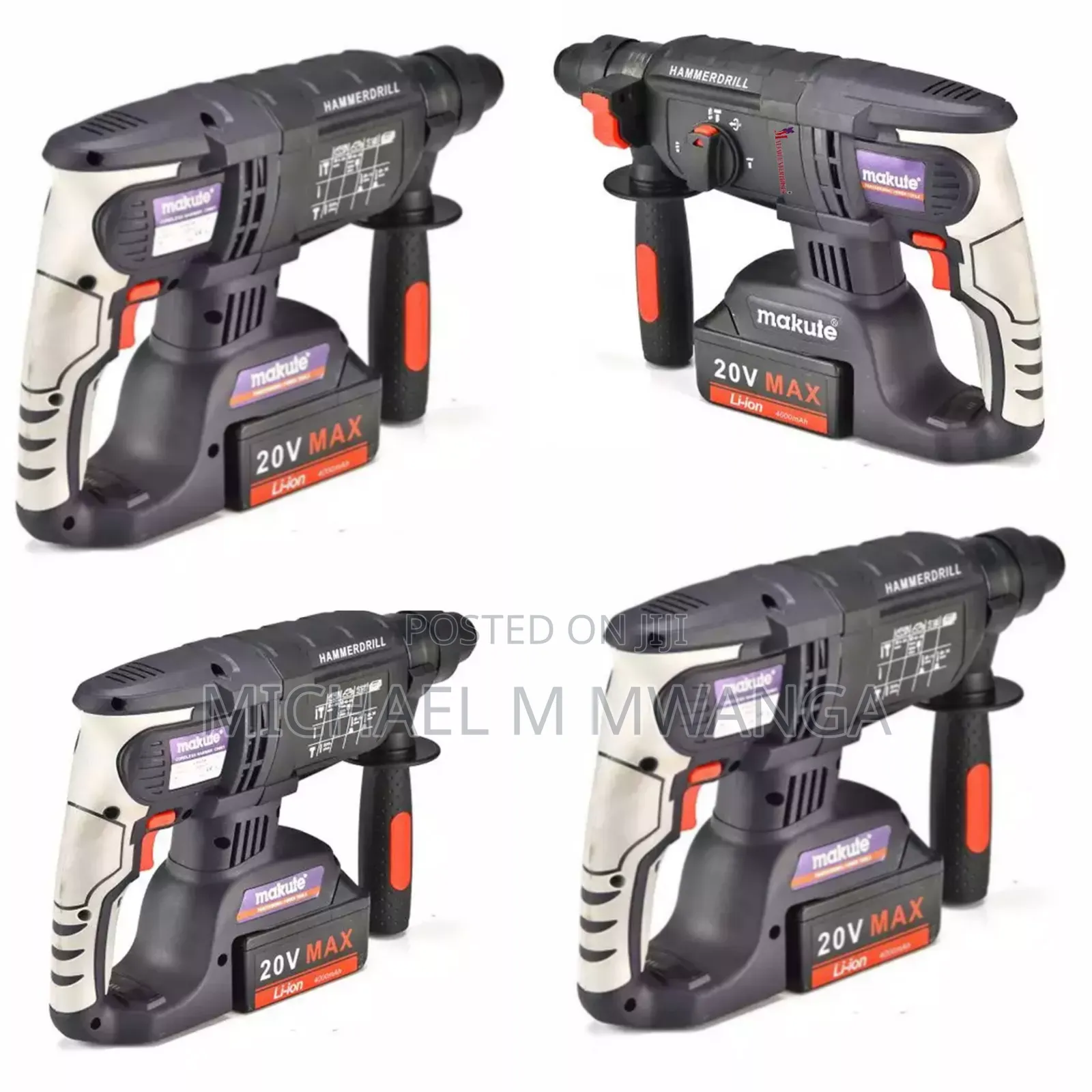 Long-Lasting Cordless Hammer Drill
