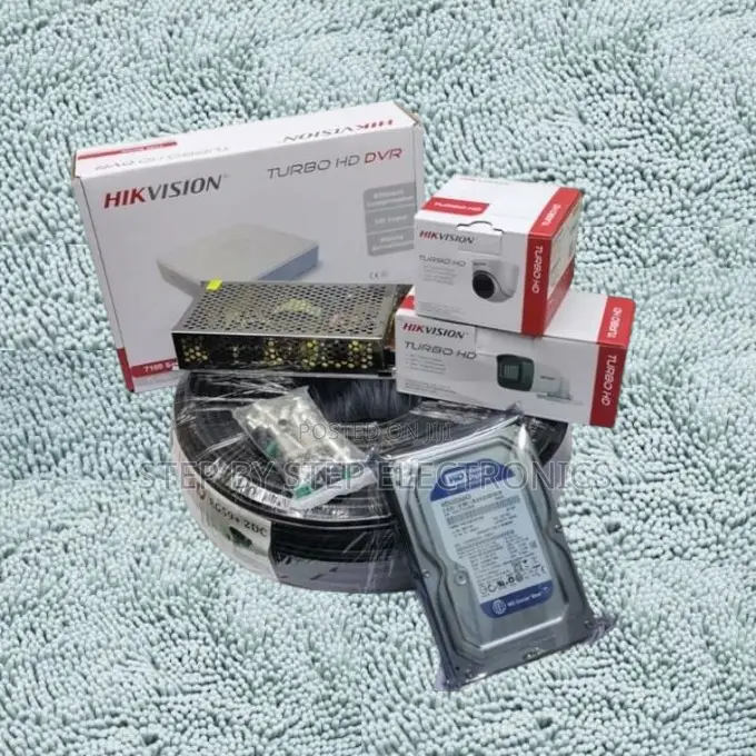 Hikvision 2 Full Hd 1080p 2mp CCTV Cameras– Easy Setup Security Kit