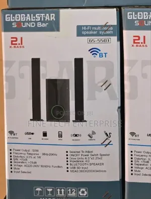 Globalstar Sub Woofer System Bt/Usb/Fm Tall Boy(Model of V527)