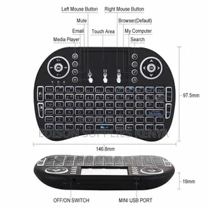 Bluetooth Wireless Keyboard Remote for Tv, Android Box, Pc and Laptop