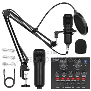 Podcast Condenser Microphone Bm800 With the Sound Card