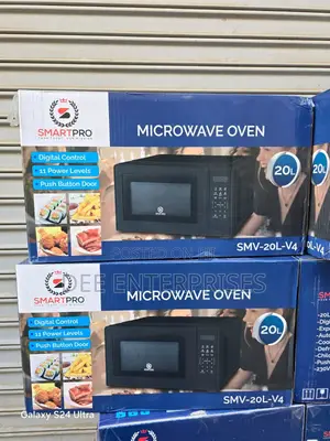 20 Litres Smart Pro Digital Black Microwave