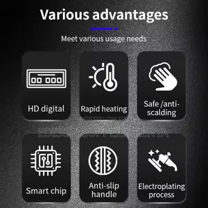 Digital Soldering Iron 80w/120w Adjustable Temp Lcd Display Solder Gun