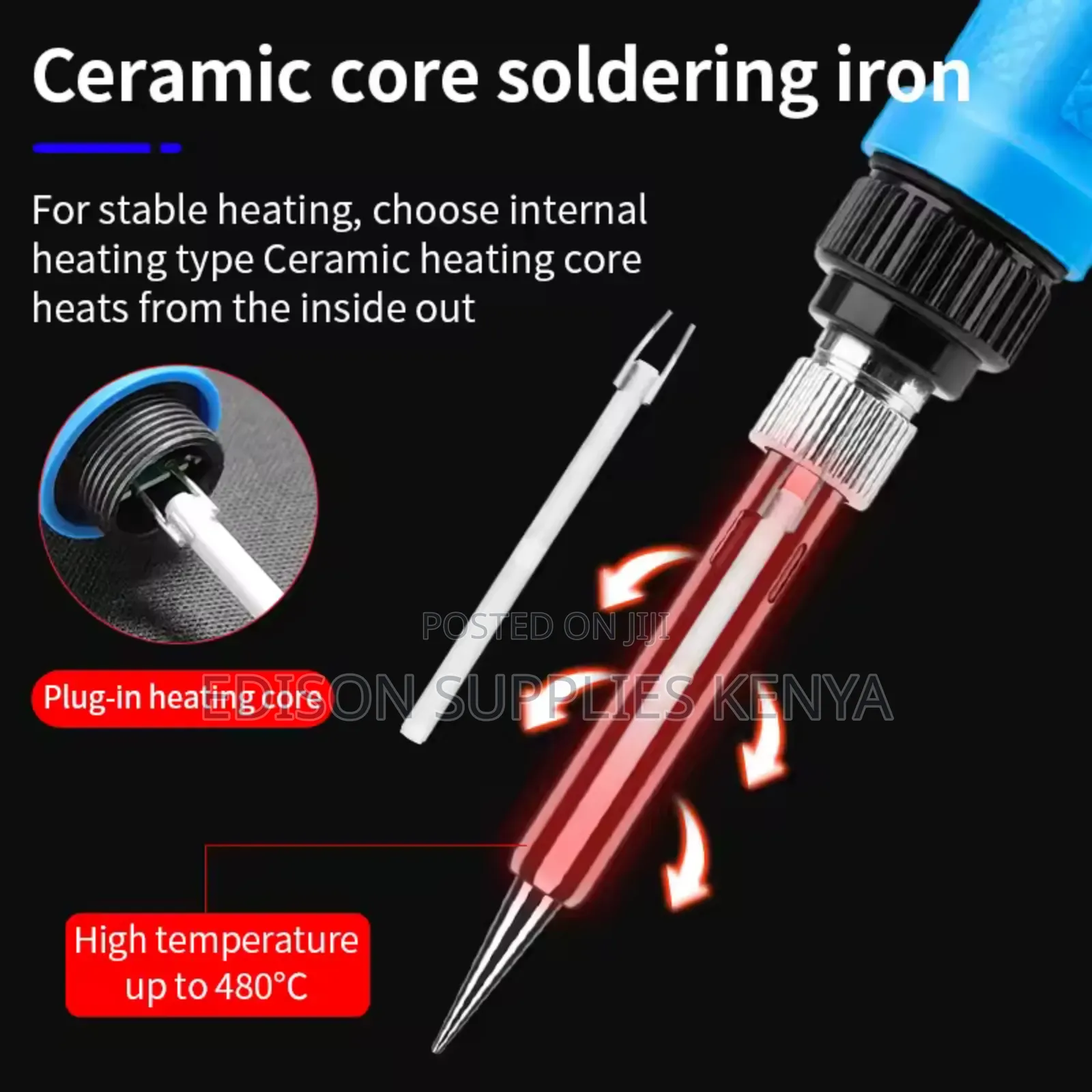 Digital Soldering Iron 80w/120w Adjustable Temp Lcd Display Solder Gun