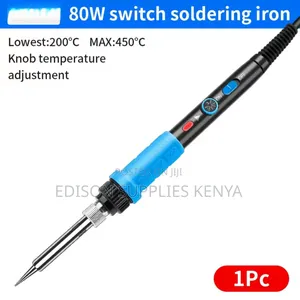 Digital Soldering Iron 80w/120w Adjustable Temp Lcd Display Solder Gun