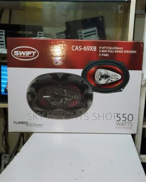 New Best Quality Swift 4-Way Full Range Back Speakers 550w 6"×9" Pair