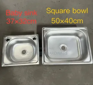 Baby Sink 37 × 32 and 50 × 40 Cm Available