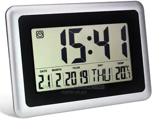 Digital LED Wall Clock With Alarm,Date,Temperature
