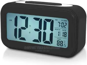 LED Digital Backlit Alarm Clock Withthermometre and Calender