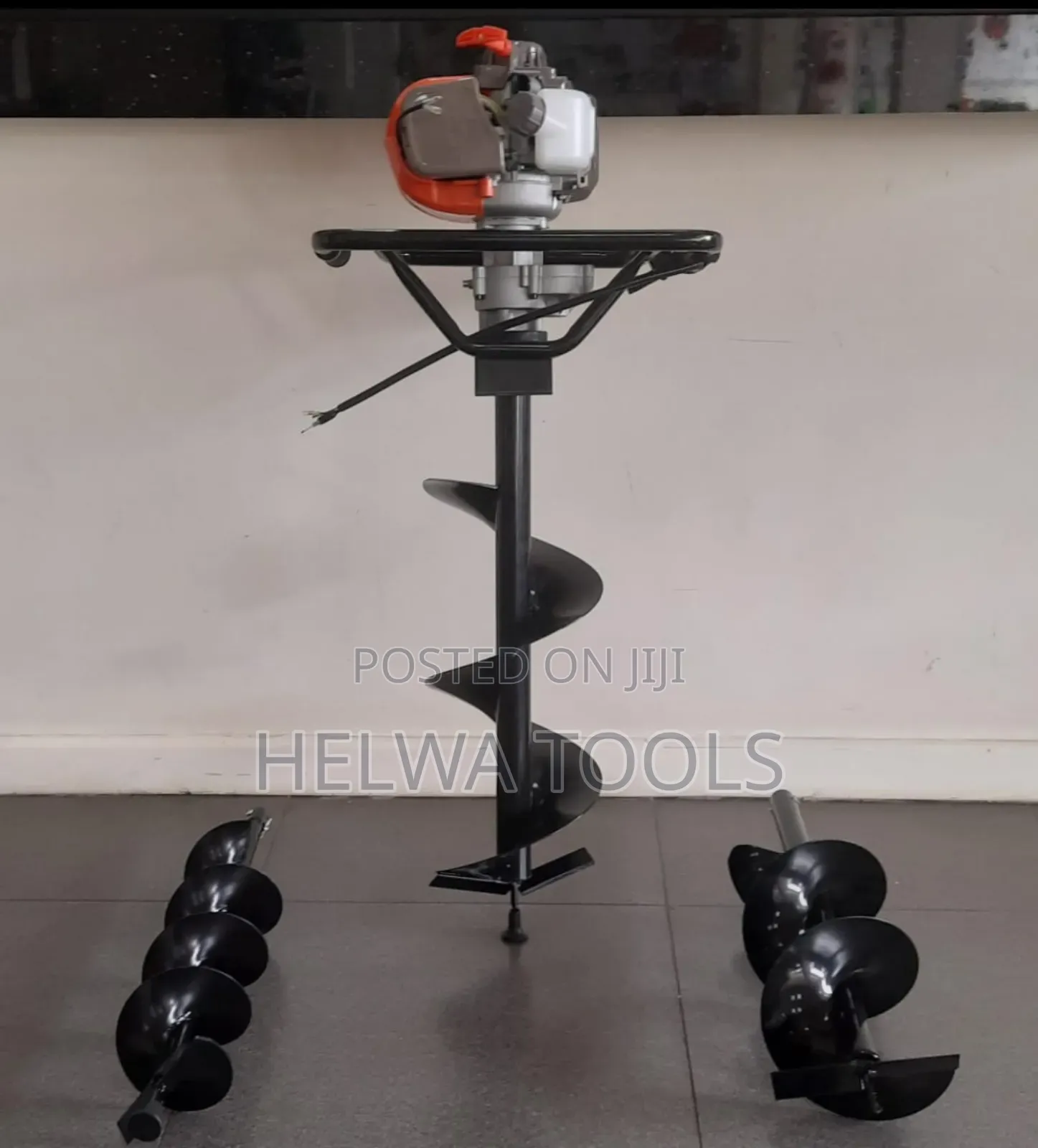 Earth Auger With 3 Drill Bits