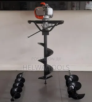 Earth Auger With 3 Drill Bits