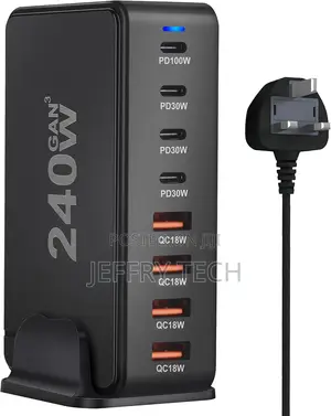 240w Usb C Charger Charging Station - 4 Type-C Ports (100w,