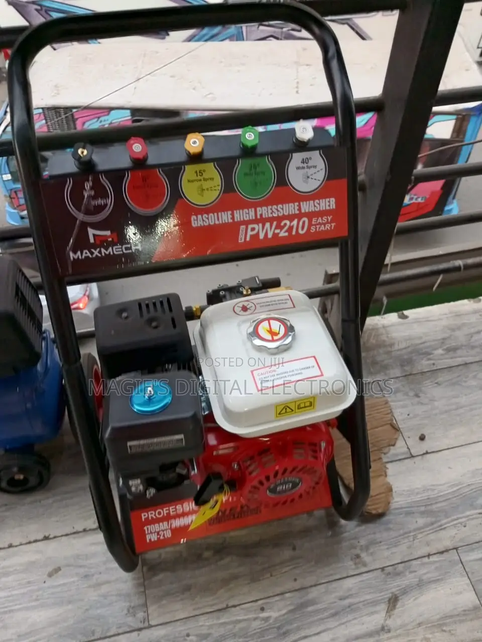 Highly Recommend 3000psi Maxmech Petrol Pressure Washer