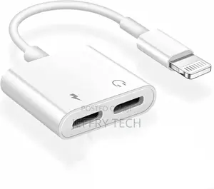 iPhone Headphones Adapter Splitter, 2 in 1 Dual Lightning
