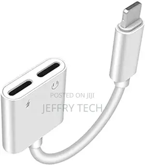 2 in 1 Dual Lightning Adapter Splitter for iPhone,Dongle H