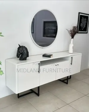 Modern White Tv Stand; Pay in Delivery 