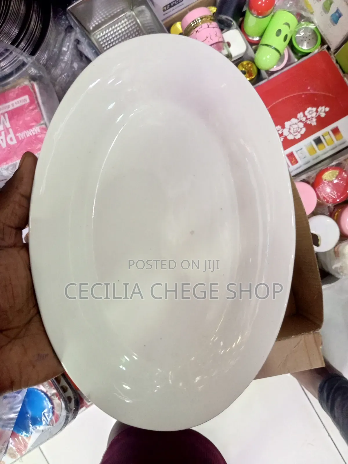 Oval Ceramic Plate