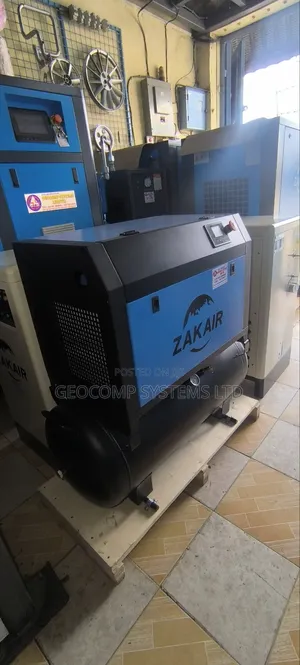 Screw Air Compressor 5.5kw 2 in 1