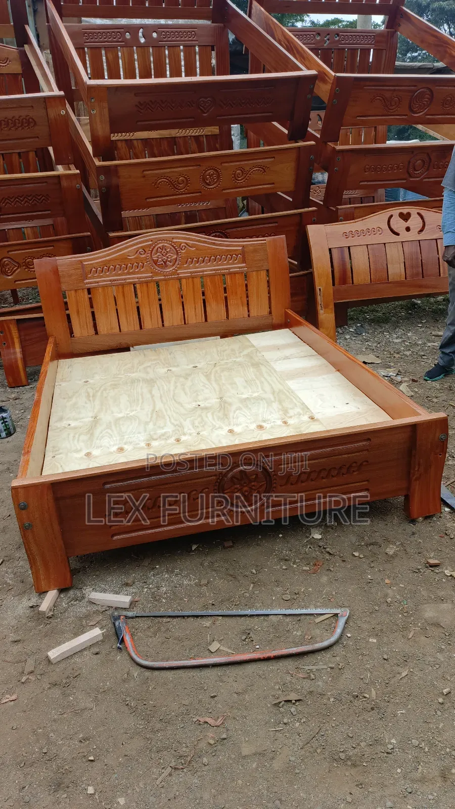 Mountain Pure Mahogany Bed