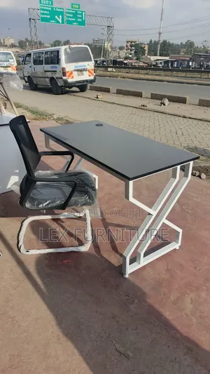 1.2metres Office Table Plus Comfortable Office Chair