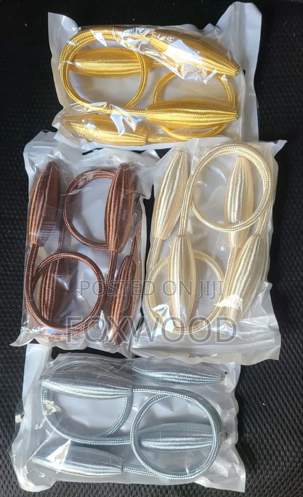 Arbitrary Shape Strong Curtain Tiebacks Pair