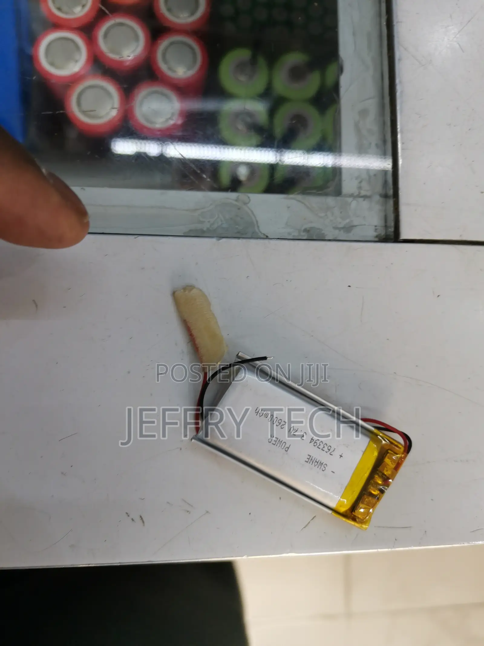 3.7v 2600mah Rechargeable Lithium Polymer Battery, Suitable