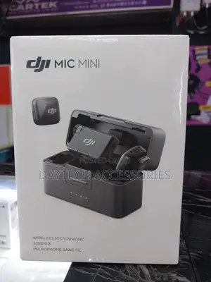 Dji Mic Mini (2 Tx + 1 Rx +Charging Case) Wireless Lavalier Microphone