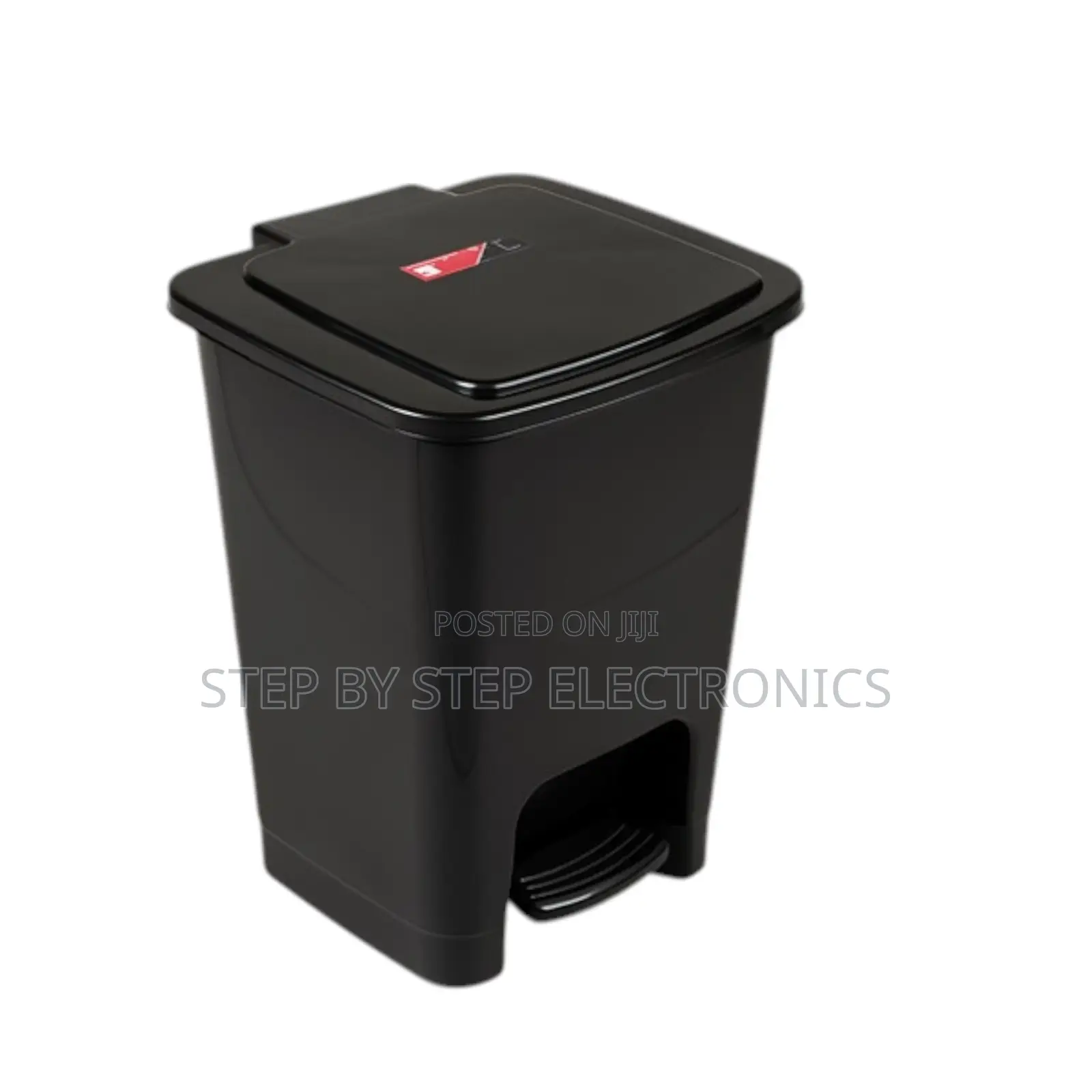 Rectangular 30l Litres Hard Plastic Step Pedal Waste Bin Trash Can
