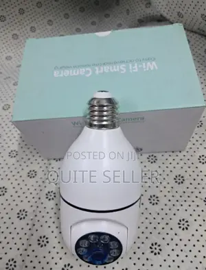 Night Vision PTZ Rotating Wireless Wi-Fi CCTV Bulb Security Camera
