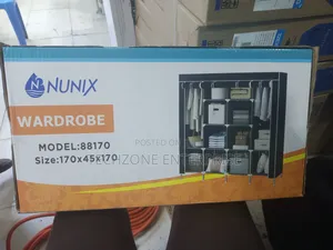 Portable Nunix 88170 4-Column Metallic Wardrobes