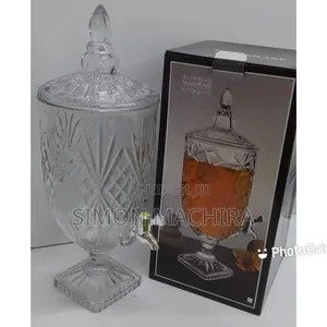 Glass Juice Dispenser 5l With Tap