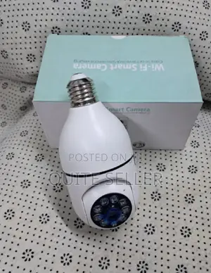 Icsee PTZ Bulb Camera Bulb Camera 1080p Auto Rotating Wifi CCTV