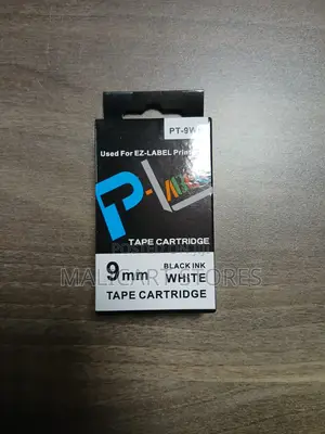 Casio General Pt-9we Black on White Cartridge