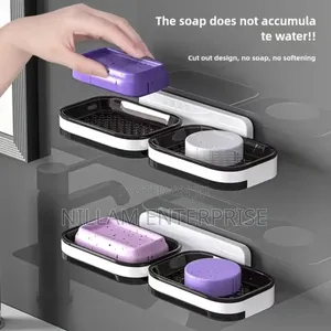 Double-Layer Wall-Mounted Soap Dish