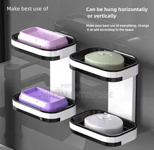 Double-Layer Wall-Mounted Soap Dish