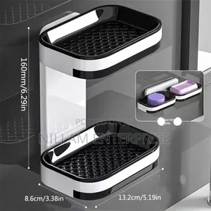 Double-Layer Wall-Mounted Soap Dish