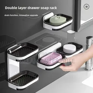 Double-Layer Wall-Mounted Soap Dish
