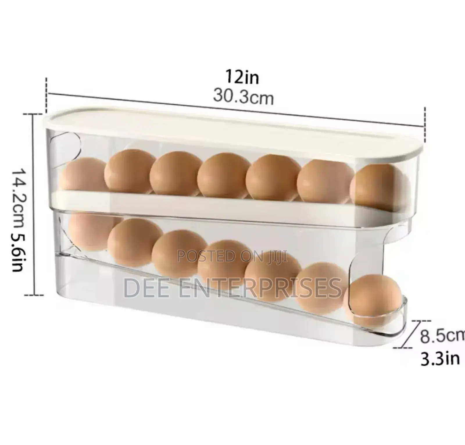 Double Layer Rolling Egg Dispenser