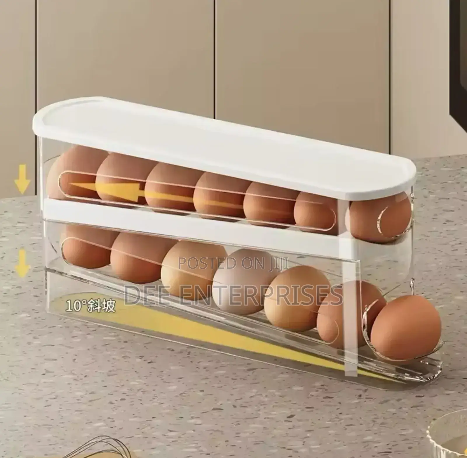 Double Layer Rolling Egg Dispenser