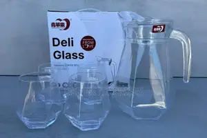 5pc Jug + Glass Set