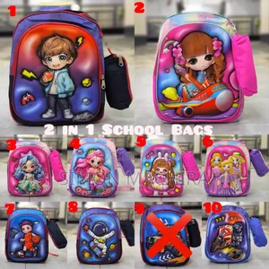 2 in 1 Grade 2 to 6 School Bags