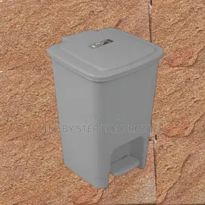 Hygienic 30l Hard Plastic Step Pedal Waste Bin Trash Can – Hands Free