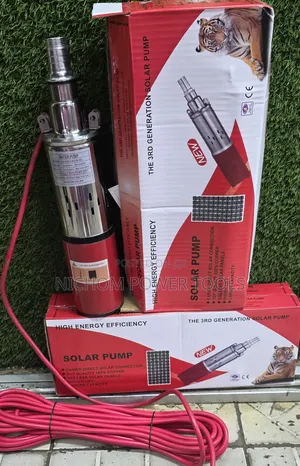 Dc Solar Submersible Water Pump 50mtrs Max Head