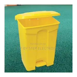 Multi-Use Design 30l Hard Plastic Step Pedal Waste Bin Trash Can