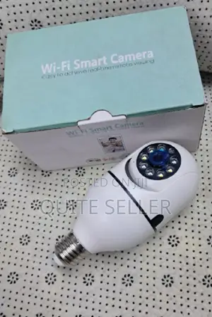 Icsee Single Lens Bulb -Wifi Waterproof 360° Wireless Security Camera.