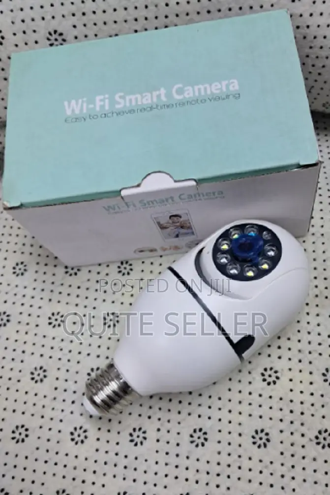 Icsee Single Lens Bulb -Wifi Waterproof 360° Wireless Security Camera.