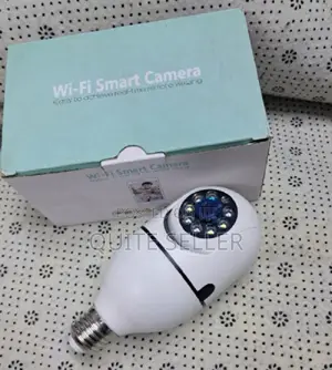 Icsee Single Lens Bulb PTZ Camera, Ai Human Detection Indoor Camera