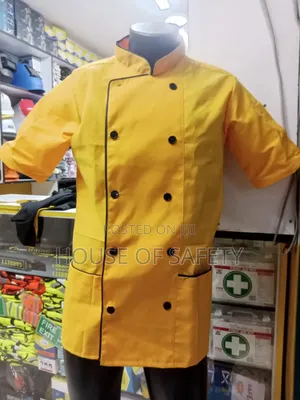 Black Piping and Yellow Chef Jackets